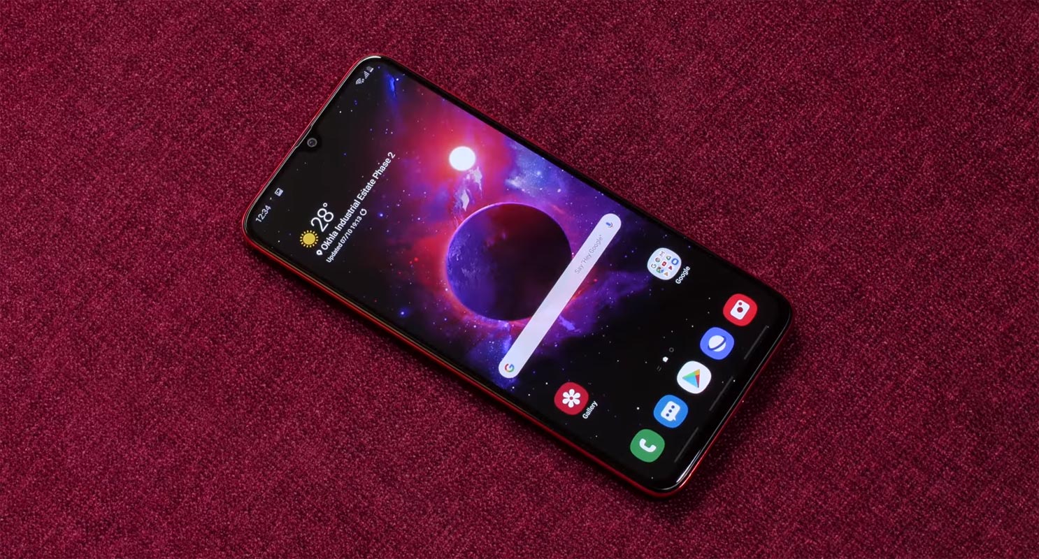 Samsung Galaxy A70s on the Red carpet