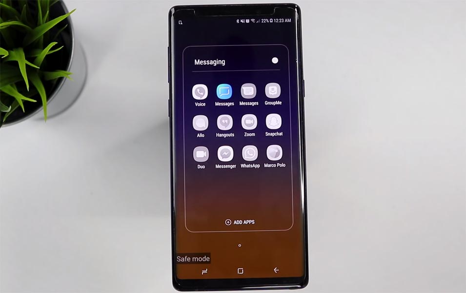 Samsung Galaxy Note 9 Safe Mode