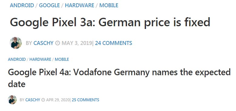 Cashy Blog Confirmed Pixel 4a Launch Date As May 22