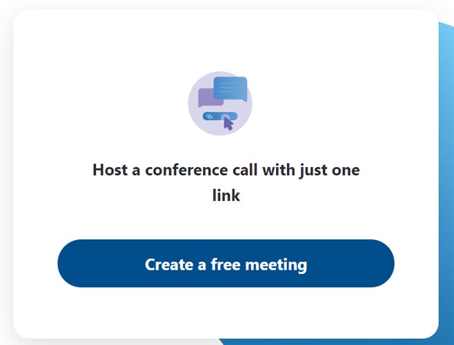 Create a Meeting in Skype