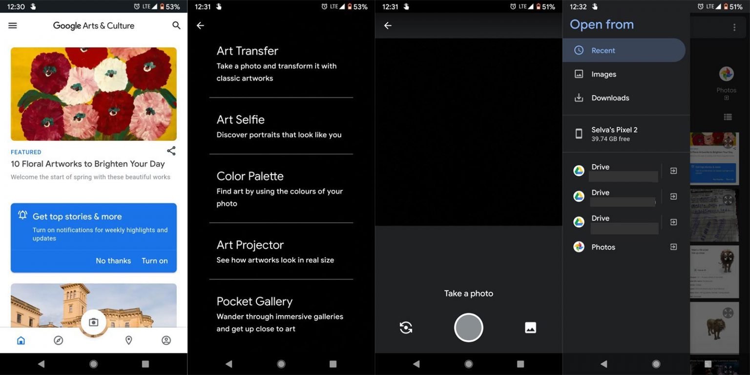 Google Art Transfer feature Available Styles and How to Use? Android