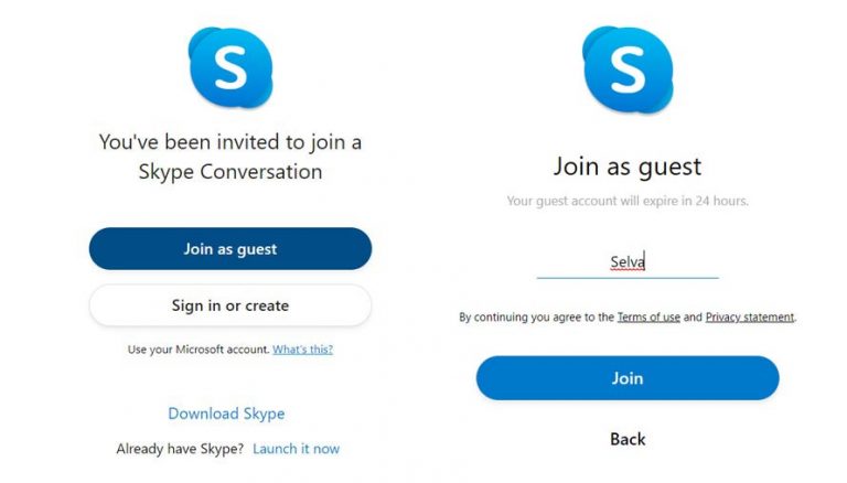 want to create skype account