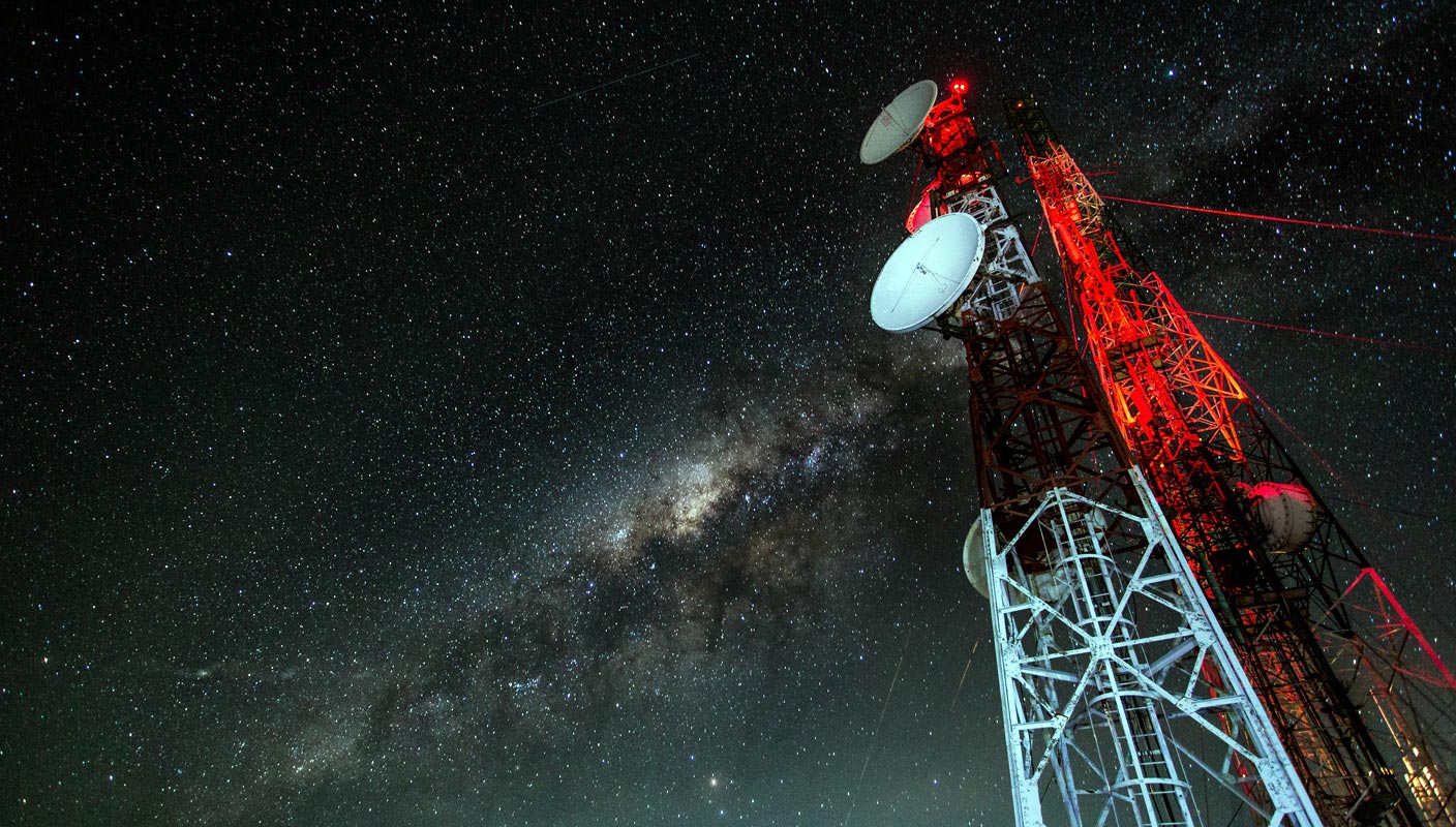 Mobile Tower with Space Visible