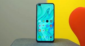 Realme X50m 5G Front Side on the Table