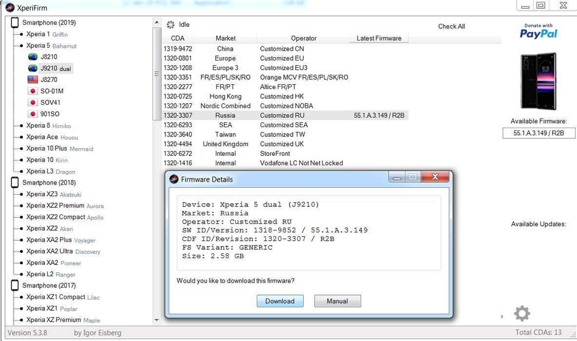 Download Sony Xperia 5 Android 10 Firmware Ftf Creation Android Infotech