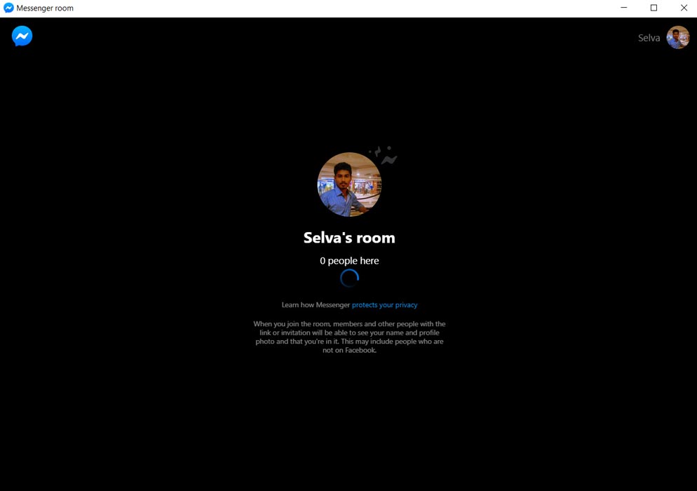 Facebook Messenger Room Video call Windows App