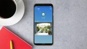 Nest app opened in Pixel 4 Mobile