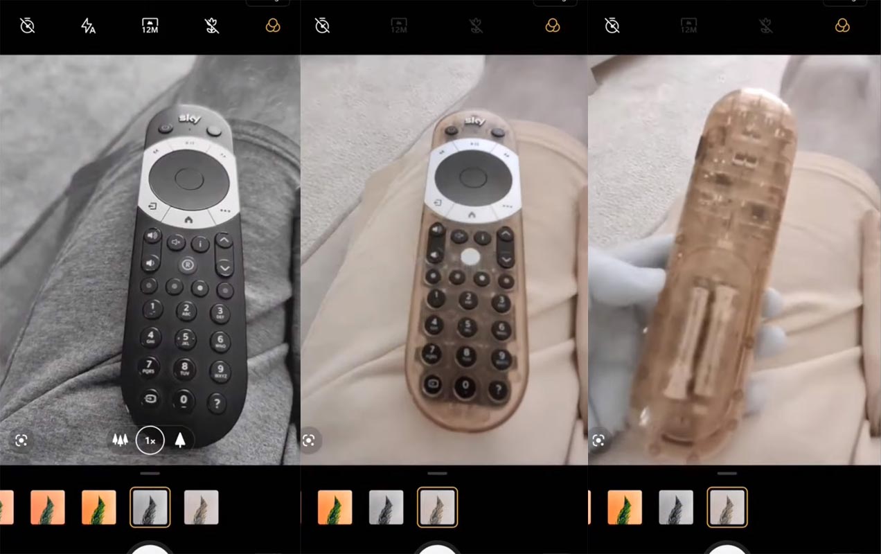 OnePlus 8 Pro Camera Color filter see through Platsic Remote