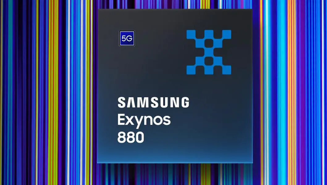 Samsung Exynos 880 Processor Top Side