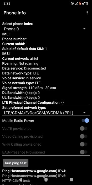 Signal Strength Check Mobile