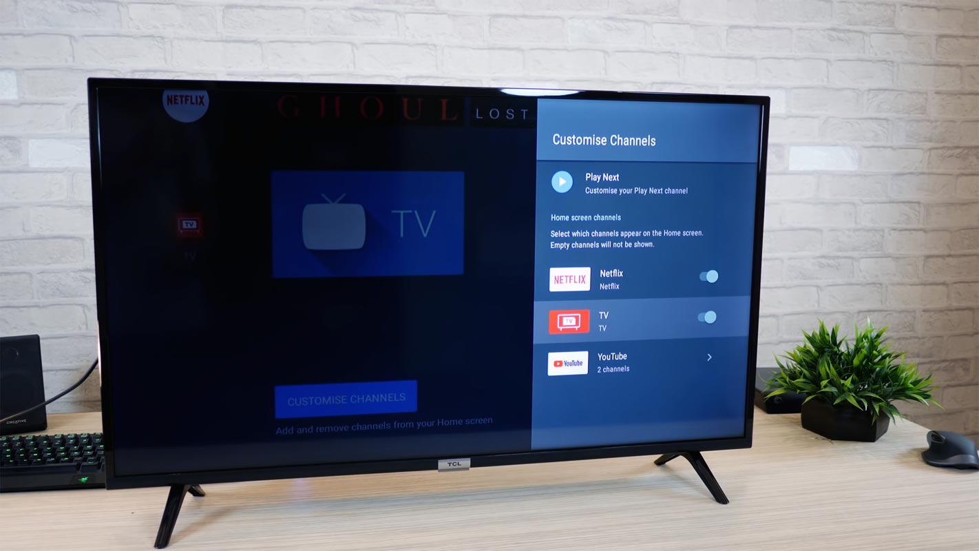 TLC Android TV on the Table
