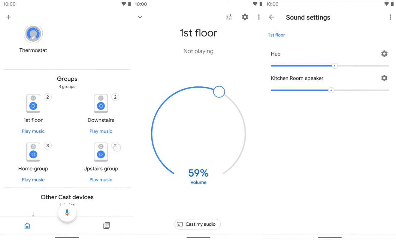 Volume Control Google Home Speaker Group