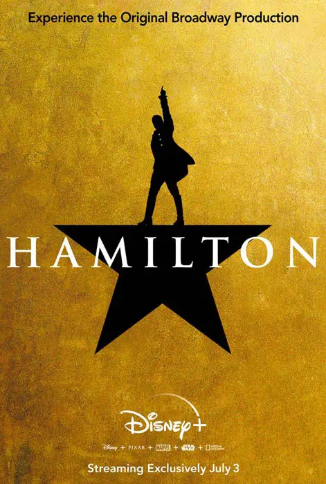 Disney+ Hamilton Movie Poster