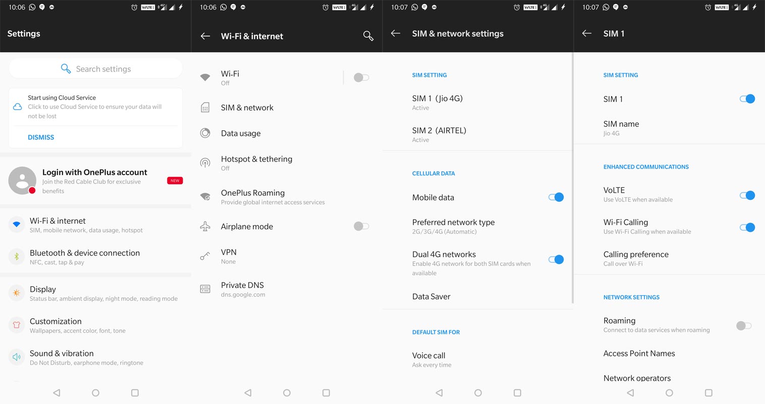 Enable VoWiFi in OnePlus Devices