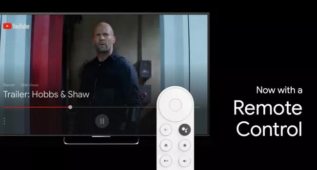 Google Chromecast 2020 Sabrina Remote