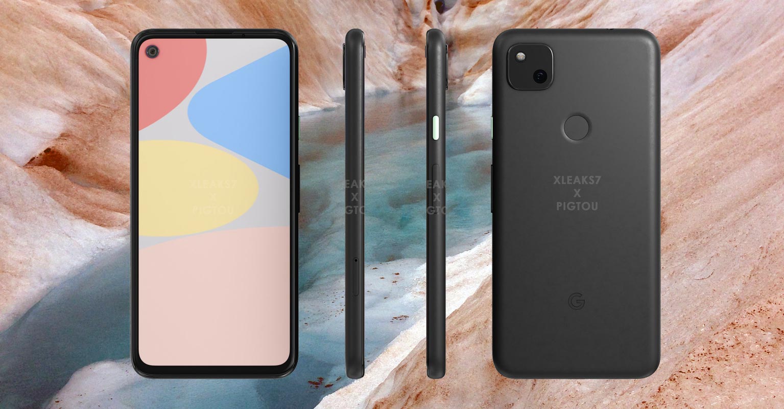 Google Pixel 4a CAD Renders