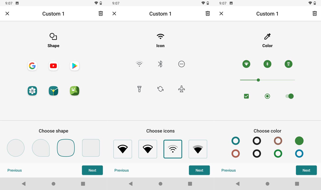 Lineage OS 17.1 Android 10 custom icons Screenshots