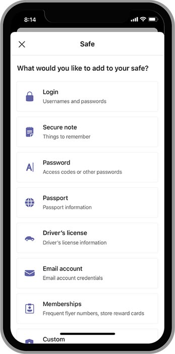 Microsoft Teams Secure Notes