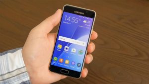 Samsung Galaxy A3 2016 in the hand