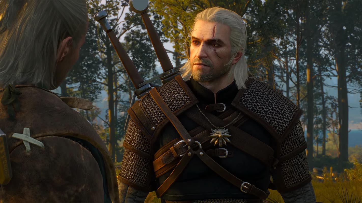 The Witcher 3 Geralt of Rivia Closeup