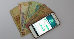 WhatsApp in Play Store with Money Demo