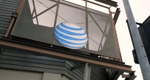 AT&T Logo in the Shop