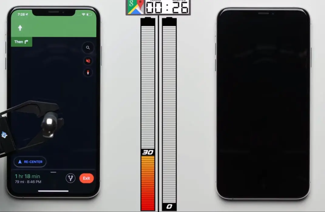 Dark Mode vs Light Mode Battery Difefrence