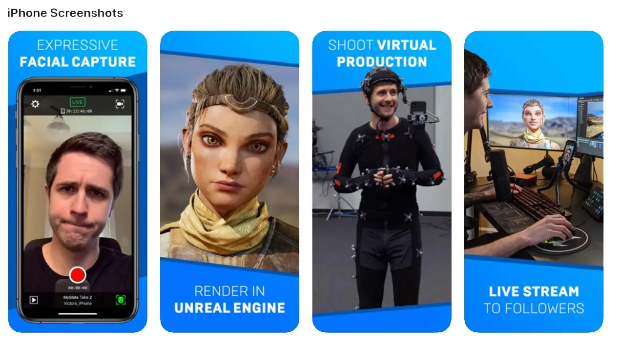 Facial Expressions Unreal Engine using Live Link Face iOS App