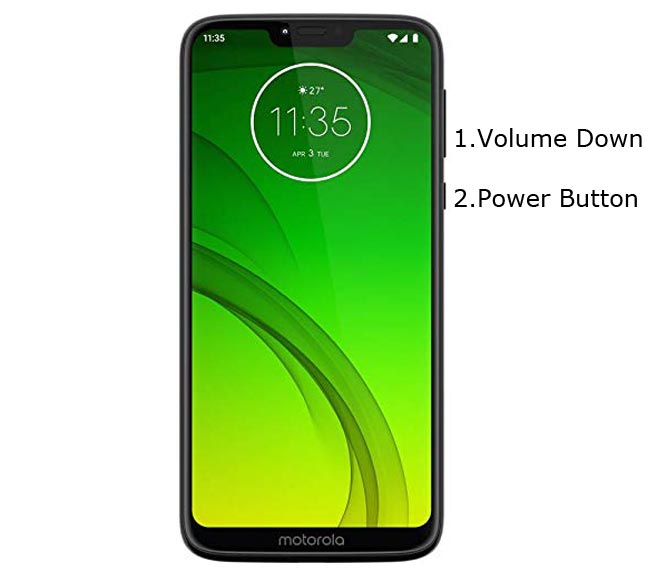 Moto G7 Power Fastboot Mode keys