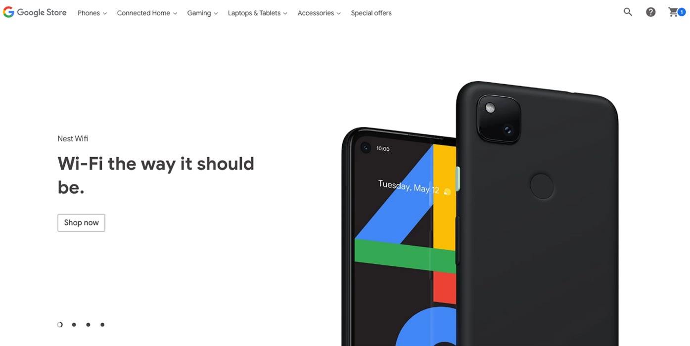 Pixel 4a image appeared Officially in Google Store