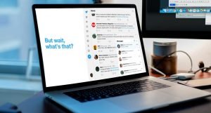 Twitter Direct messages DM Overlay in Macbook Pro