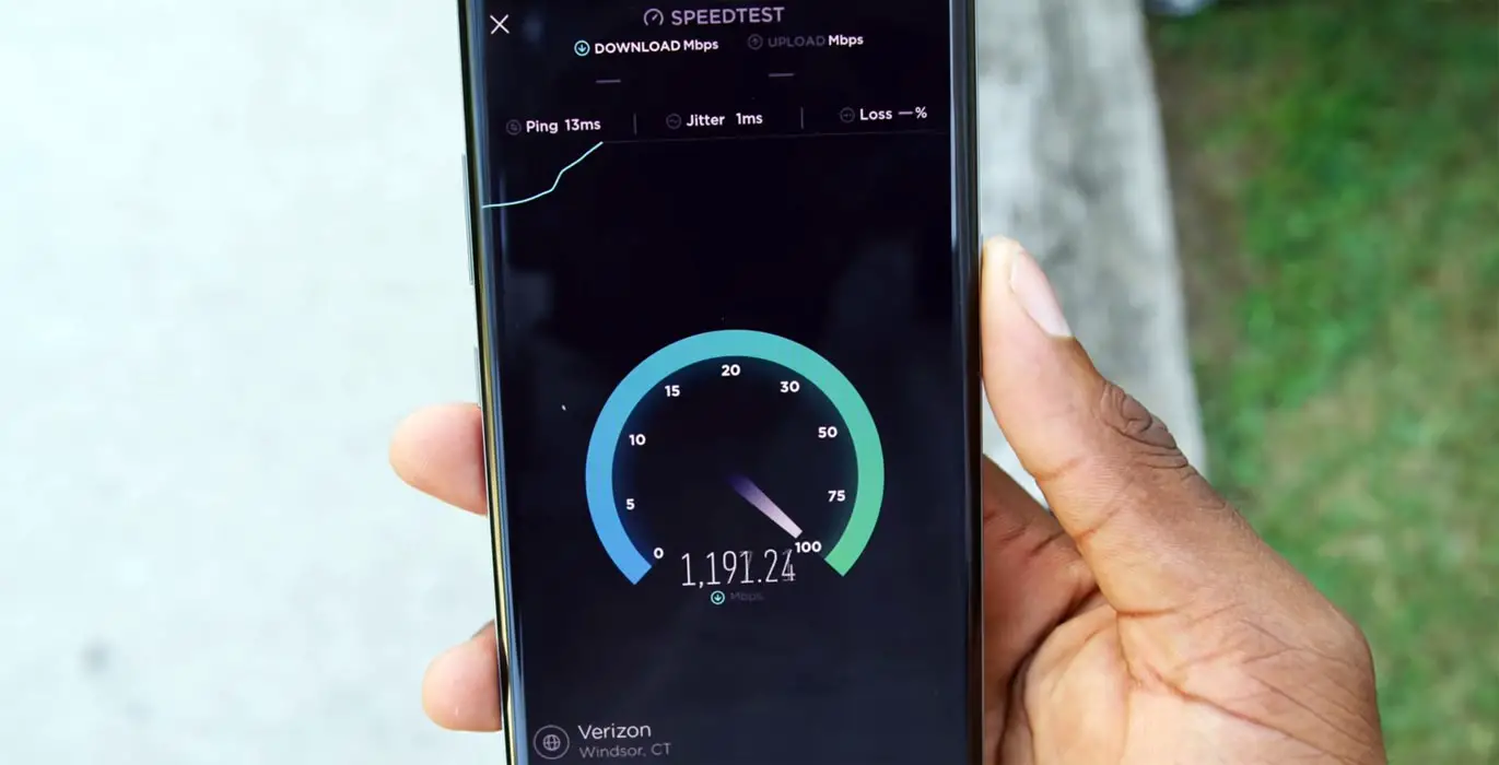 5G Speed Test Results