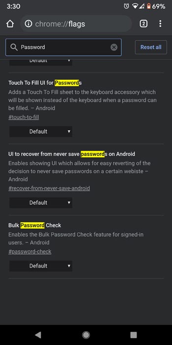 Bulk Password Check Chrome Android