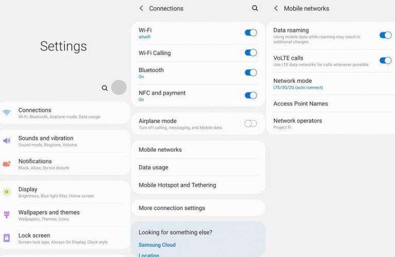 Fix Samsung Galaxy S10 Plus SMG975 Mobile Data Not Working Android