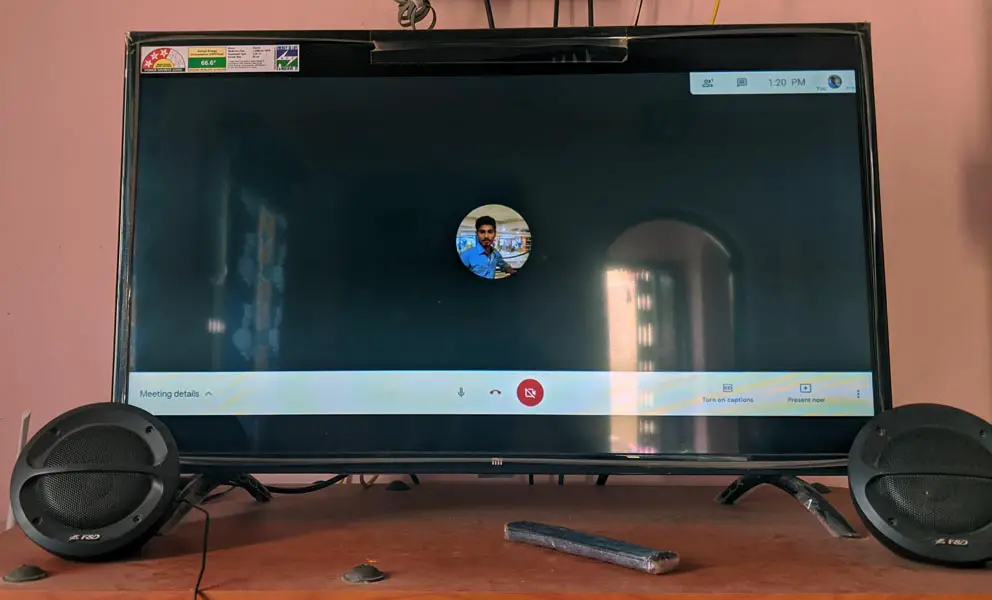 Google Meet on Android TV