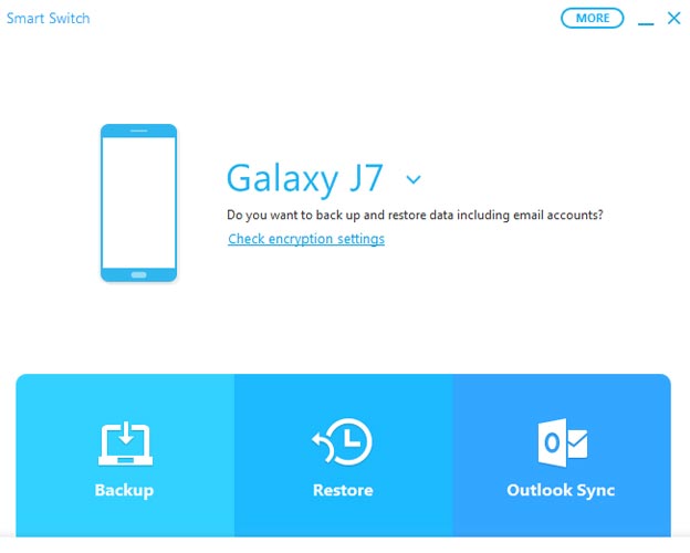 Restore Data Samsung SmartSwitch