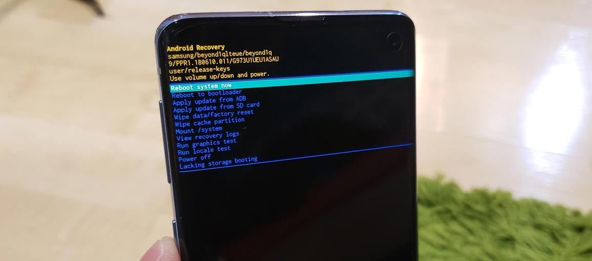 Samsung Galaxy Stock Recovery Mode Boot