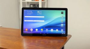 Samsung Galaxy View on the Table