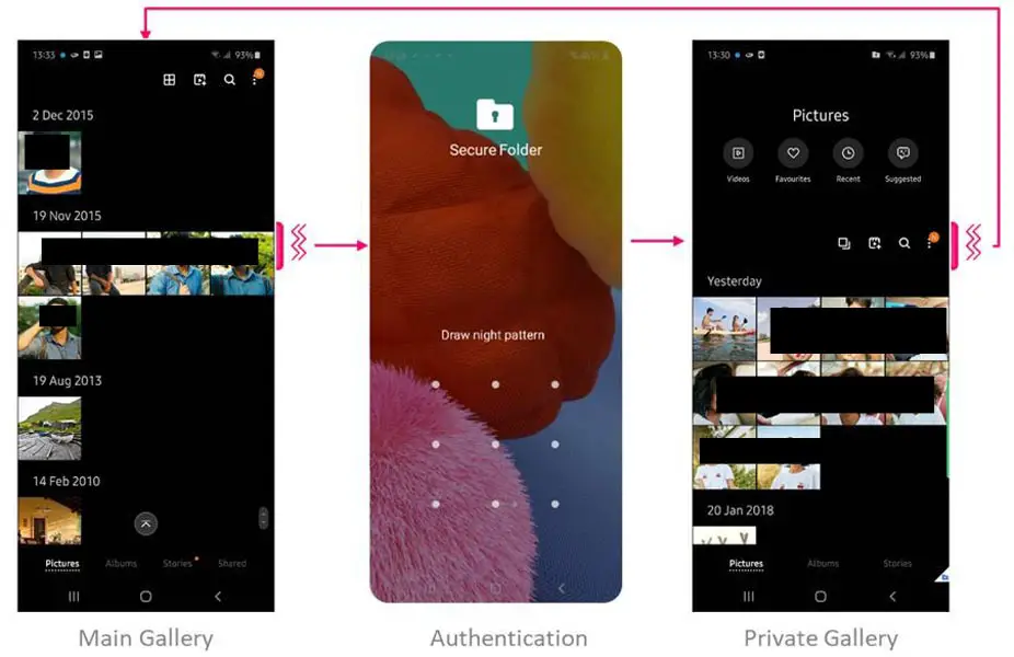 Secure Folder Enable by Double Click Power Button