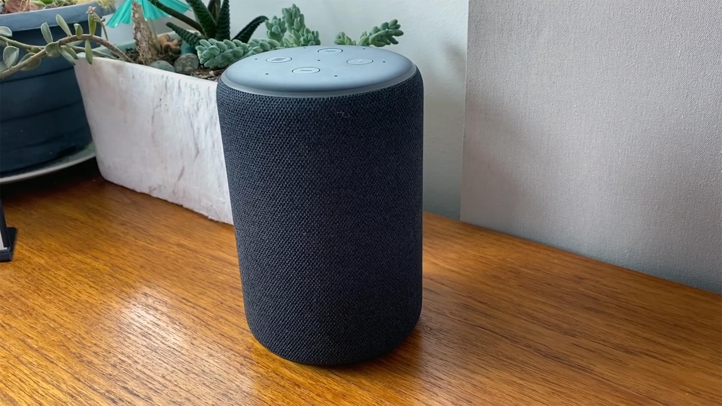 Amazon Echo on the Table
