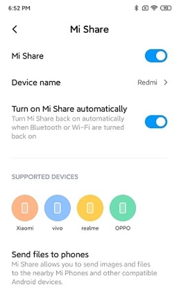 Mi Share MIUI 11