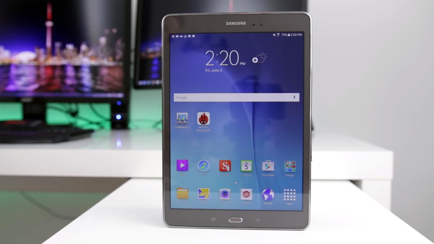 Samsung Galaxy Tab A 9.7 2015 on the table