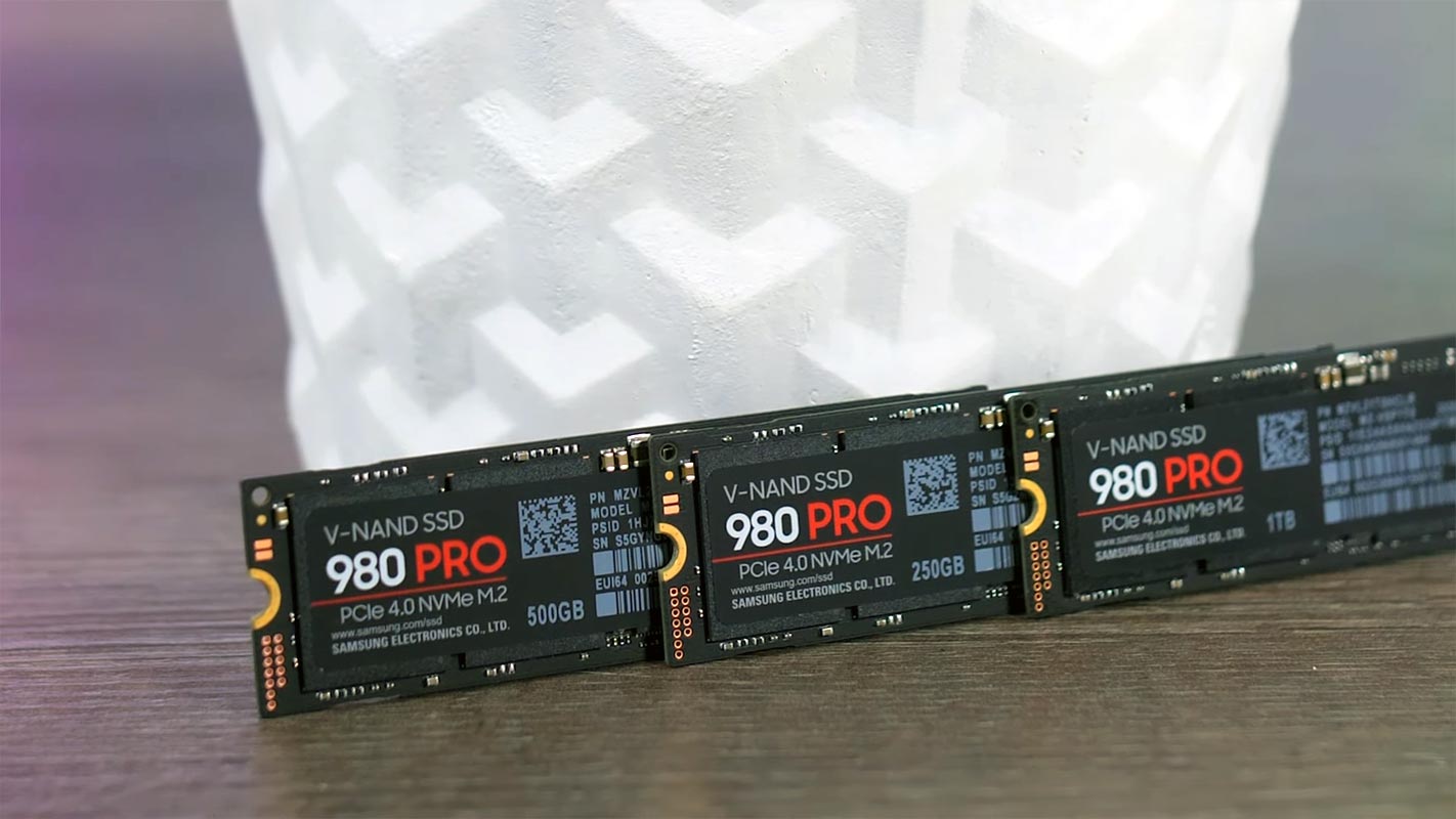 Samsung SSD 980 Pro PCIe Gen 4 All Variants