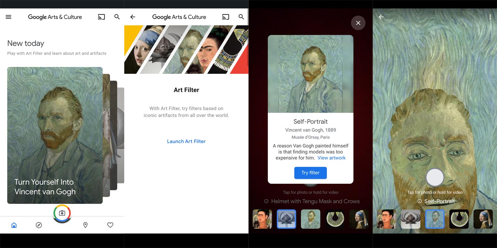 Google AR Art Filter Cultural and Historical Painting try