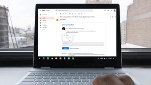 Google Drive files permissions grand Gmail Pixelbook