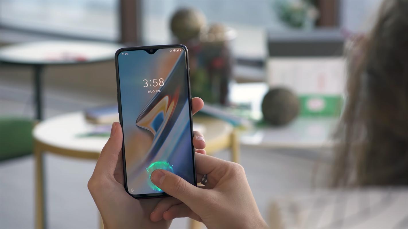 OnePlus 6T Unlock Mobile with Fingerprint