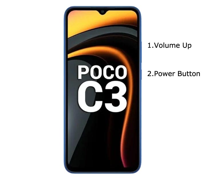 Poco C3 Recovery Mode Keys