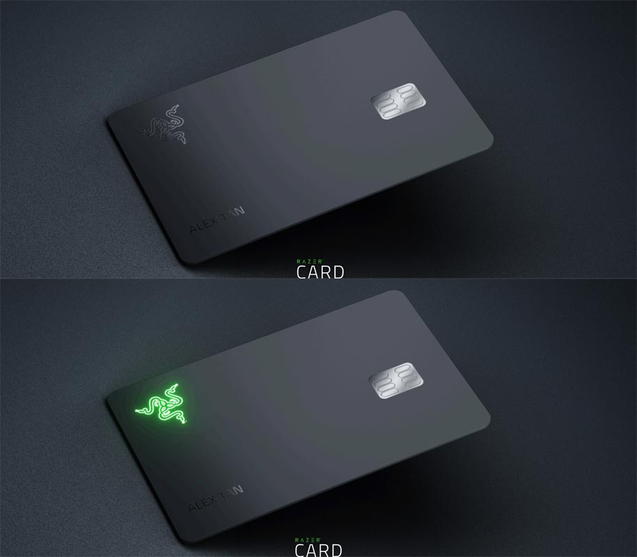 Razer Prepaid Card Glowing