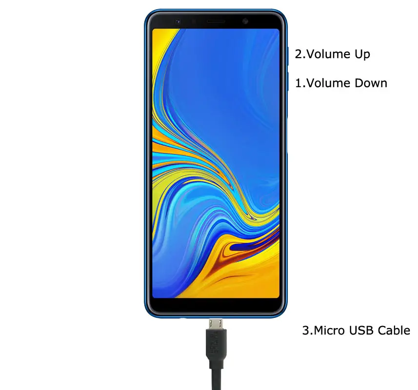 Samsung Galaxy A7 2018 Download Mode Keys