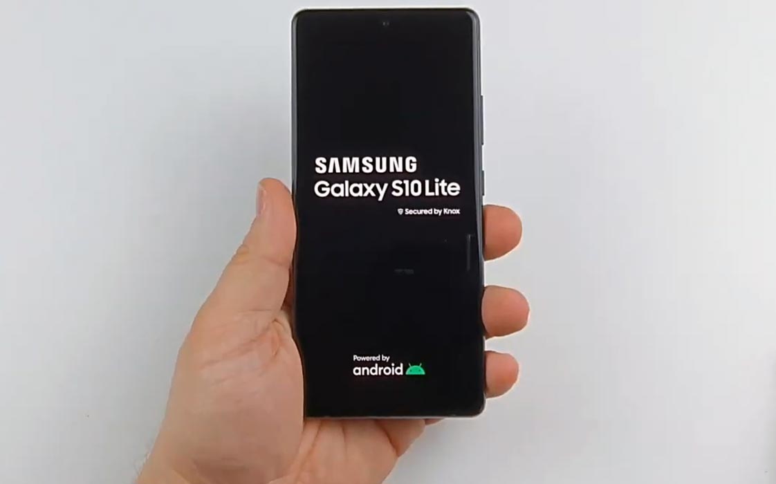 Samsung Galaxy S10 Lite Boot Screen Logo